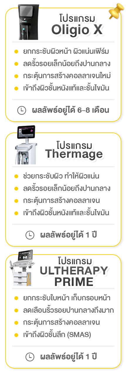 Oligio X เทียบกับเครื่องอื่น